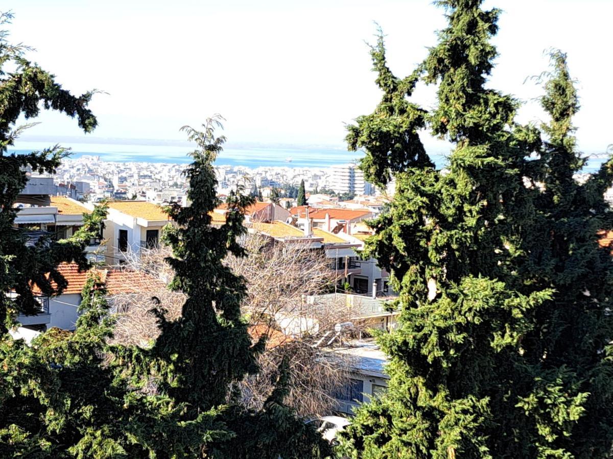 Όμορφο Διαμέρισμα- Σοφίτα Με Υπέροχη Θεα Солун Екстериор снимка